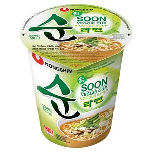 Nongshim Veggie Soon Ramyun Noodles (cup)  6x67g