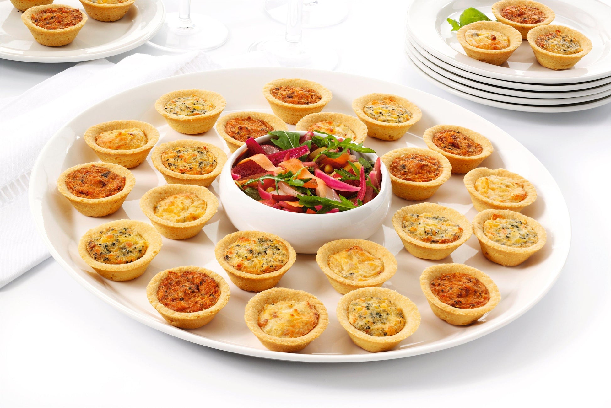 Brakes Party Quiche Assortment 1 x 72 Ready Meals Asetena Pa 