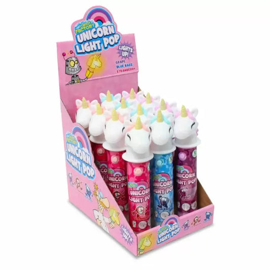 Ccf Unicorn Light Up Pop  12x11g(12)