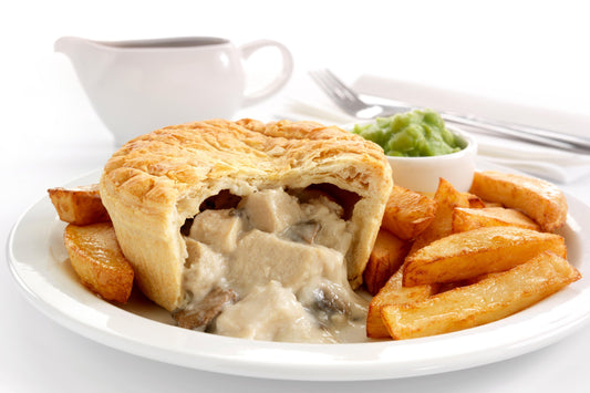 Brakes Chicken & Mushroom Pie 12 x 230g Ready Meals Asetena Pa 