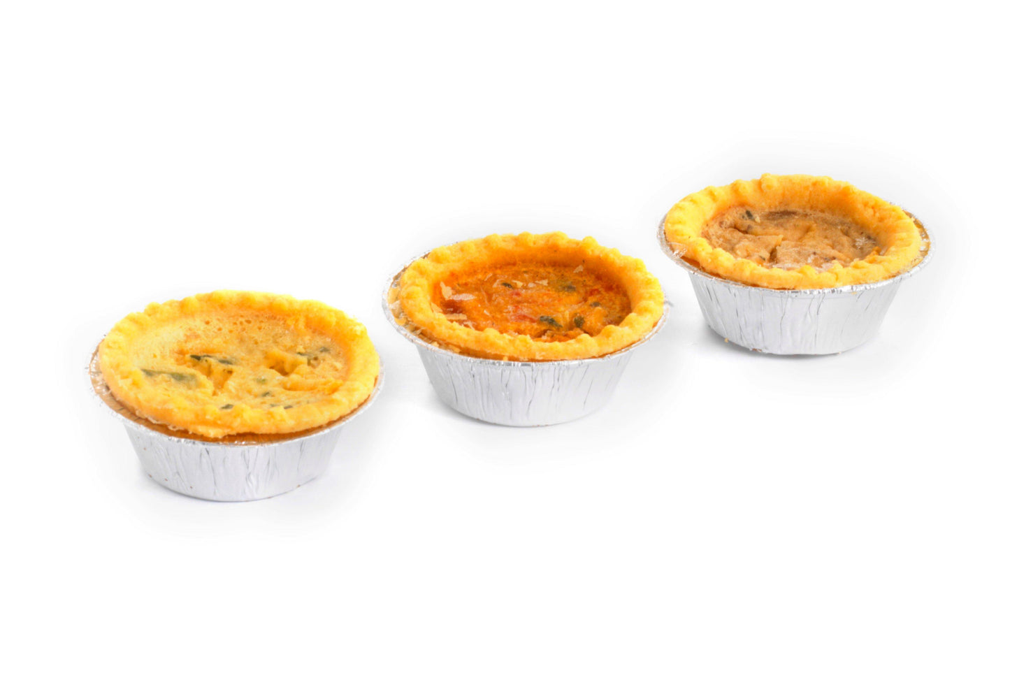 Brakes Vegetarian Party Quiche Assortment 1 x 72 Ready Meals Asetena Pa 
