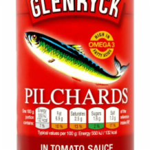Glenryck Pilchards In Tomato Sauce  12x155g