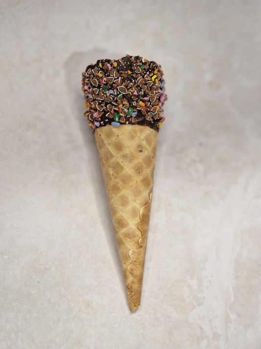 Marc Antonio Crushed Chocolate Bean Waffle Cone 1x72