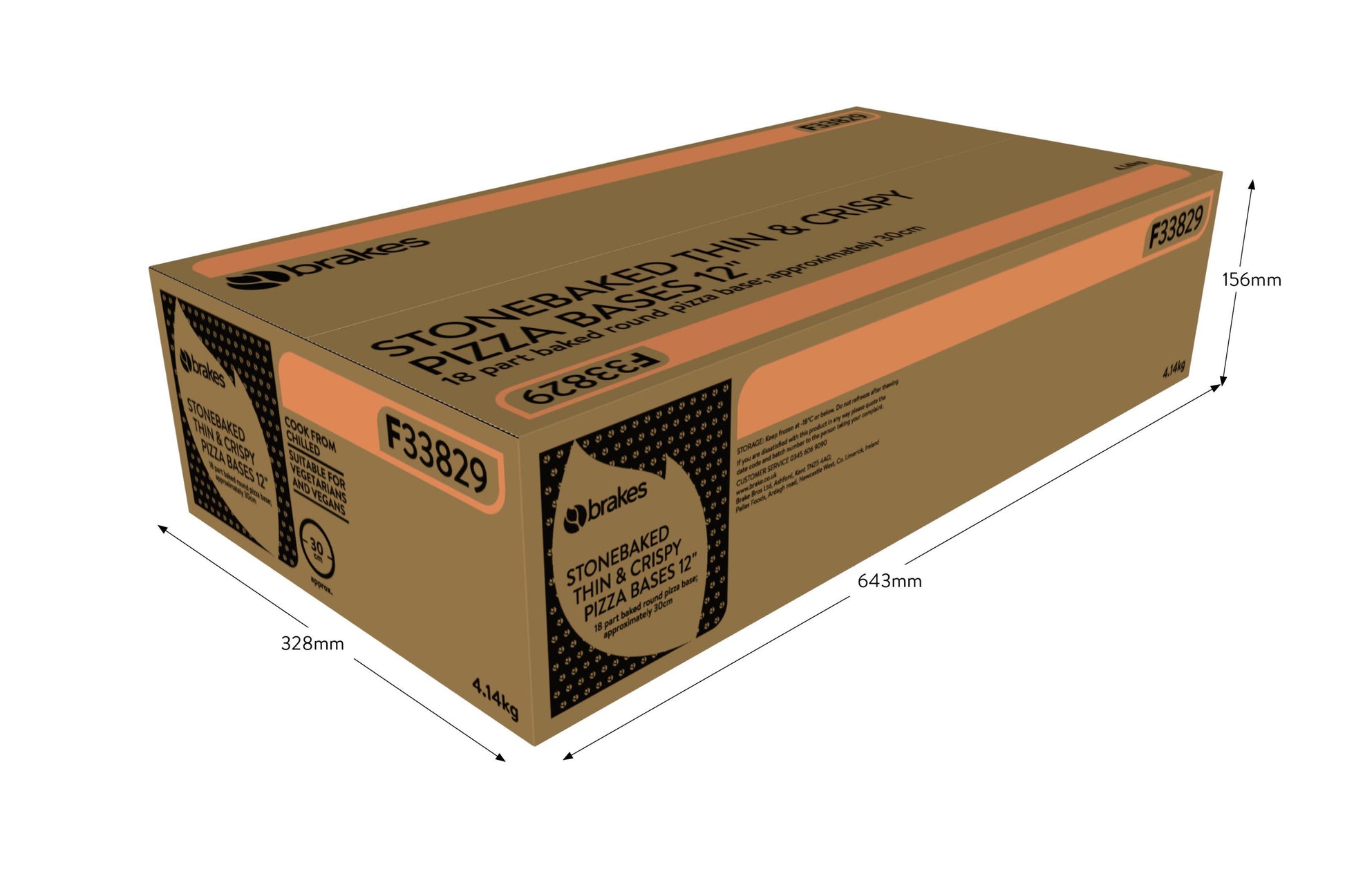 Brakes Cottage Pie 2 x 1.36kg Ready Meals Asetena Pa 