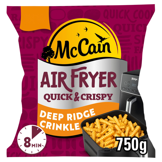 McCain Air Fryer Crinkle Cut Chips CASE 12x750g