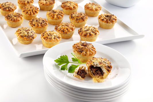 Brakes Mini British Peppered Steak Pies 48 x 26g Ready Meals Asetena Pa 