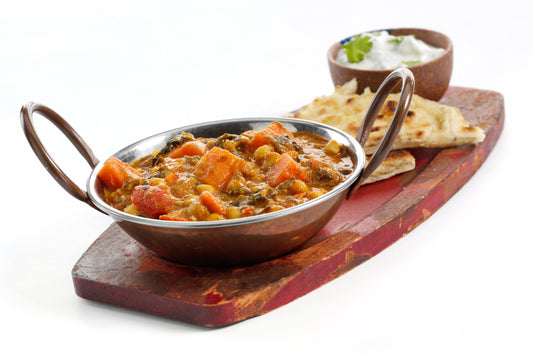 Brakes Chickpea, Sweet Potato & Spinach Curry 12 x 300g Ready Meals Asetena Pa 