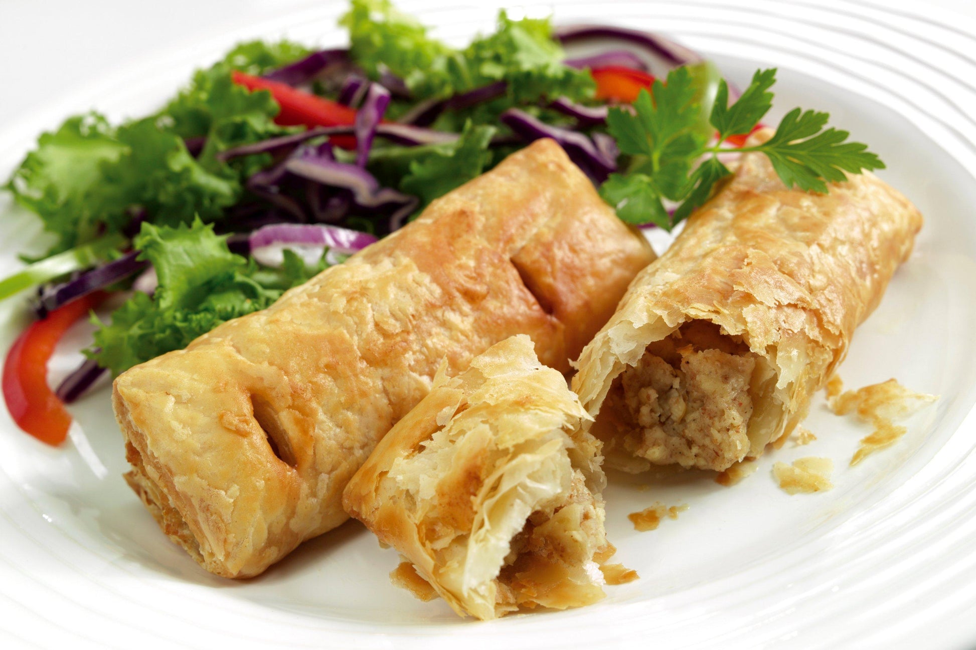 Brakes 4" Vegan Sausage Rolls 48 x 64g Ready Meals Asetena Pa 