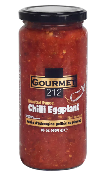 Gourmet Roasted Eggplant Puree With Chilli  6x454g