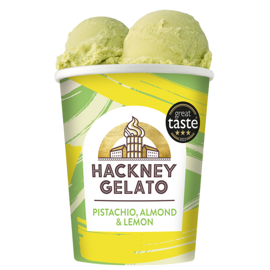 Hackney Gelato Pistachio,Almond & Lemon 6x460ml