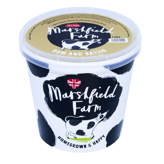 Marshfield Rum & Raisin (4x1lt) 4x1lt
