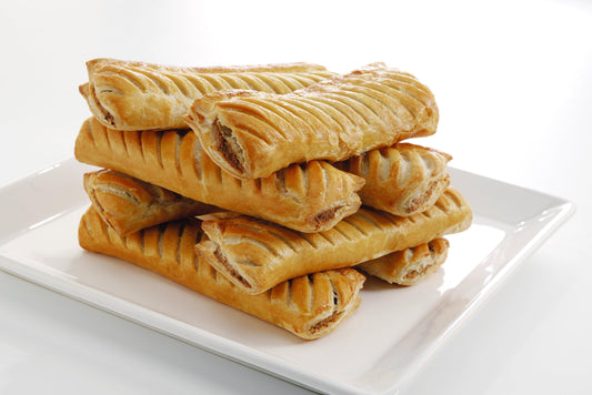 Sysco Essentials 8'' Giant Pork & Herb Sausage rolls 24 x 229g Ready Meals Asetena Pa 