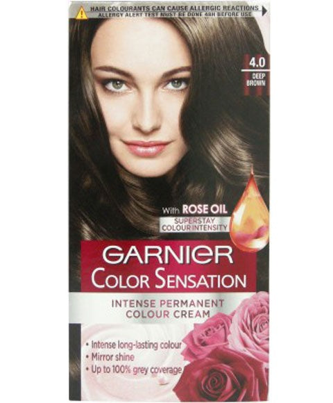 COLOR SENSATION INTENSE PERMANENT COLOUR CREAM DEEP BROWN 4.0 Hair Color Asetena Pa 