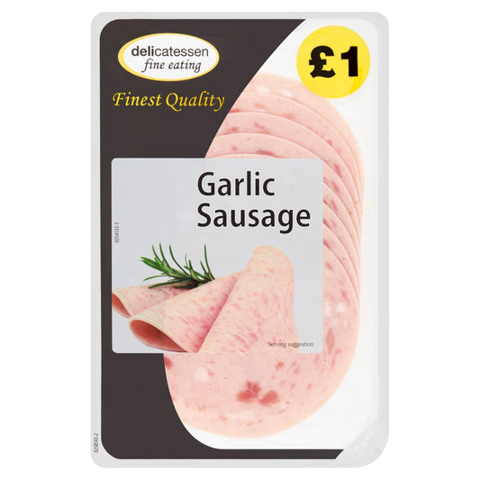 Delicatessen Fine Eating Garlic Sausage 80g   80g × 8