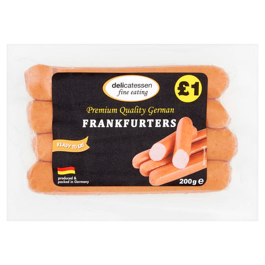 Delicatessen Fine Eating Frankfurters 4 x 50g (200g)   200g × 6