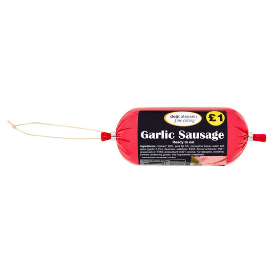 Delicatessen Fine Eating Garlic Sausage 250g   250g × 12