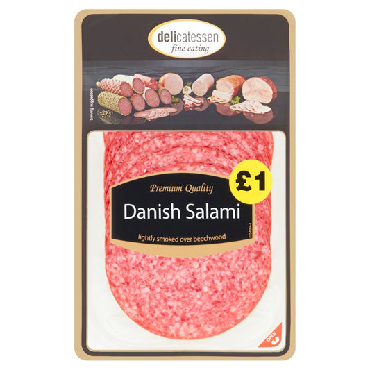 Delicatessen Fine Eating Danish Salami 80g   80g × 8