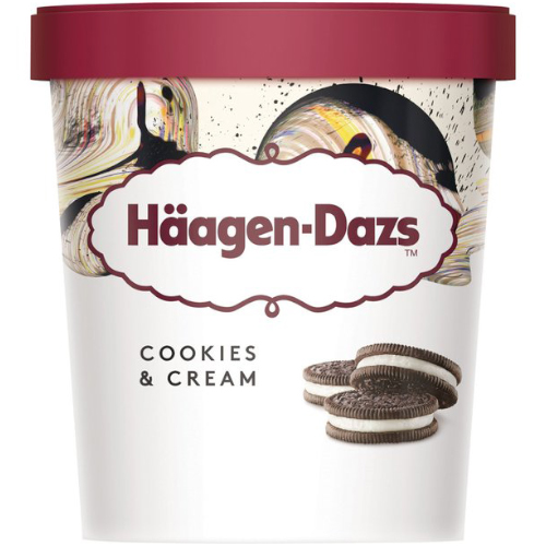 Haagen Dazs Cookies & Cream 8x460ml