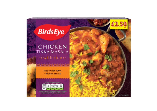 PM 2.50 Birds Eye Chicken Tikka Masala & Rice 6x400g