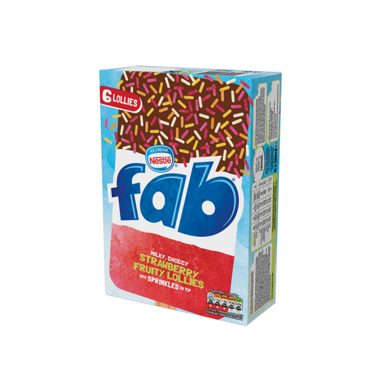 Fab Stick Strawberry Multi Pack 8X6x58ml