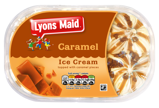Lyons Maid Caramel 8x900ml