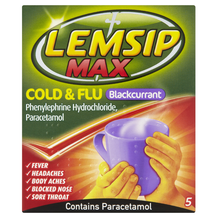 Lemsip Blackcurrant Max  6x5's
