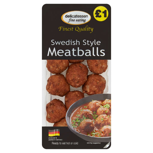 Delicatessen Fine Eating Swedish Style Meatballs 200g   200g × 8