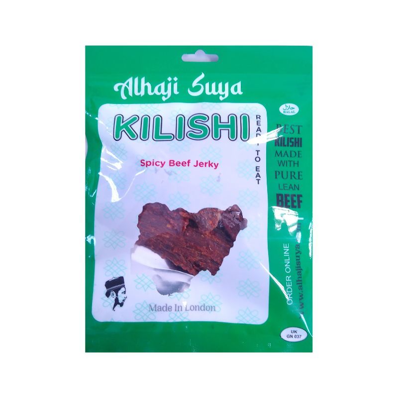 Alhaji Kilishi Suya Spicy Beef Jerky 60g Box of 6