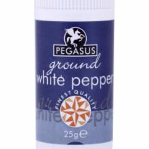 Pegasus Ground White Pepper  12x25g