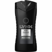 Lynx Black Shower Gel  6x225ml
