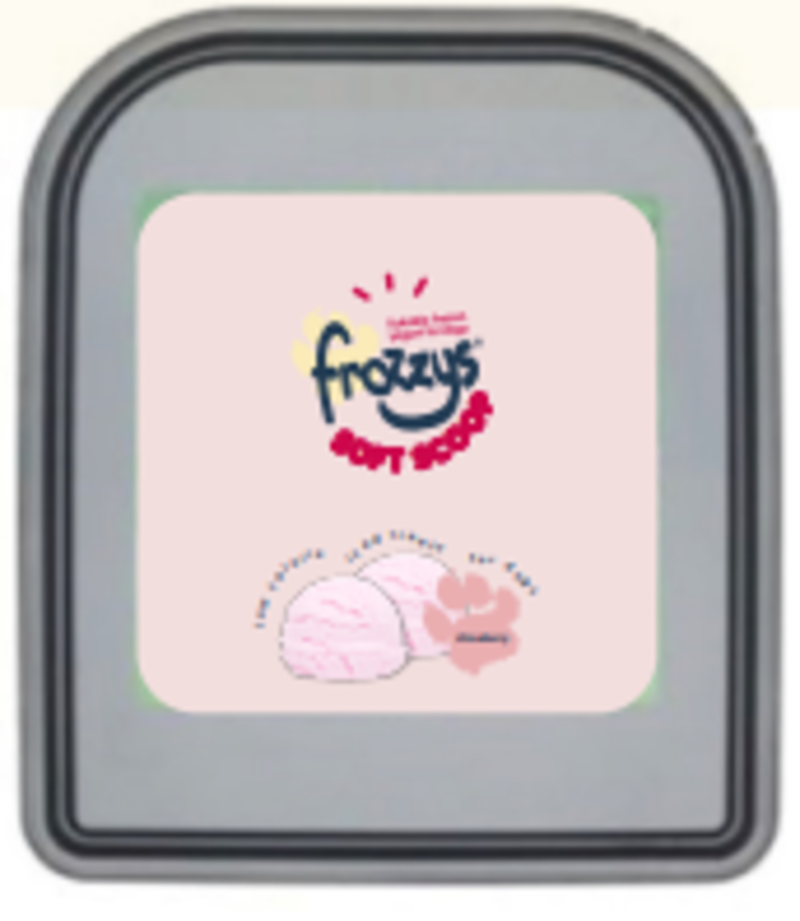 Frozzy's DOG yogurt Strawberry 2x2.4lt 2x2.4lt