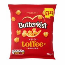 Butterkist Tofee Popcorn   15x78g