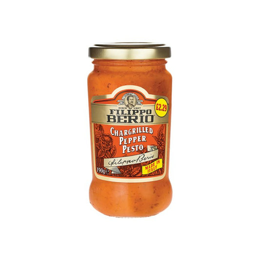 Filippo Berio Pesto Chargrilled Pepper   6x190g