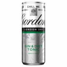 Gordons Gin & Diet Tonic   12x250ml
