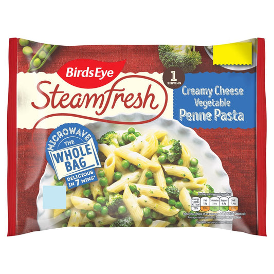 Birds Eye Steamfresh Creamy Cheese Vegetable Penne Pasta 350g   350g × 8