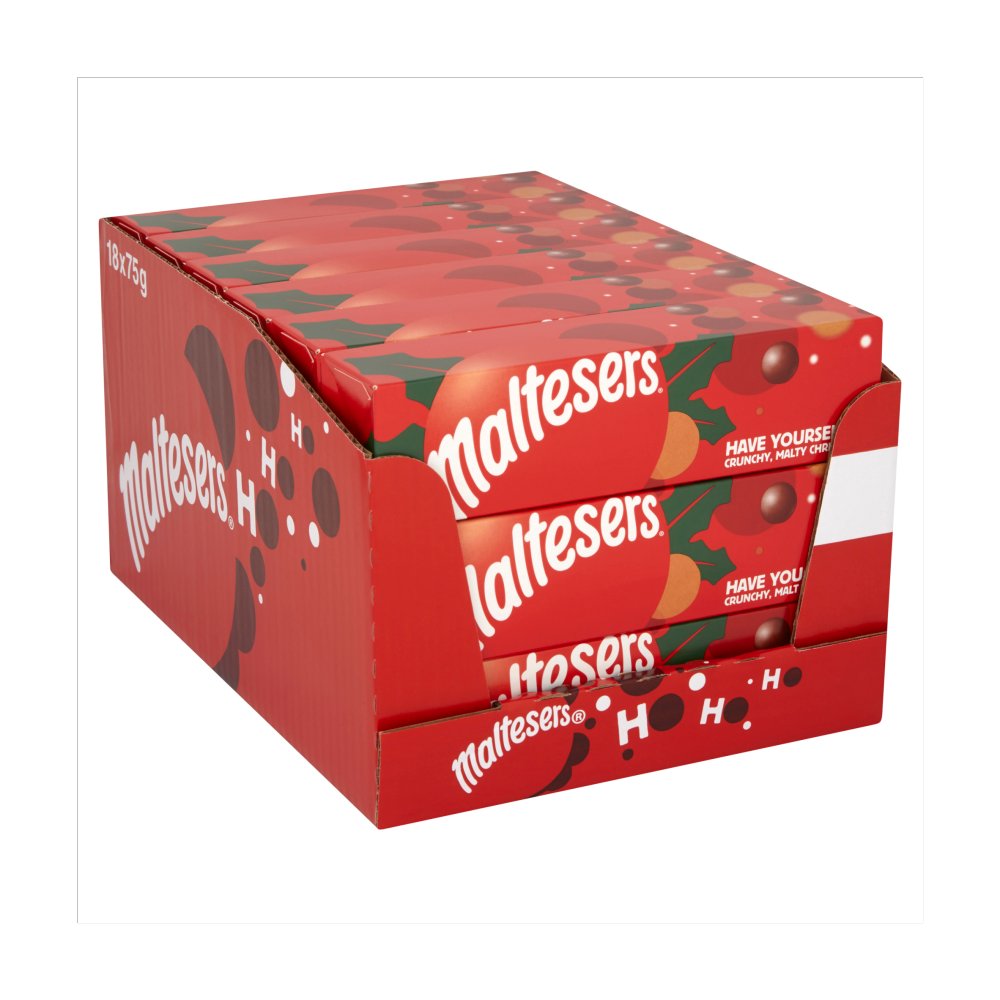 Maltesers Chocolate Christmas Gift Tube 75g