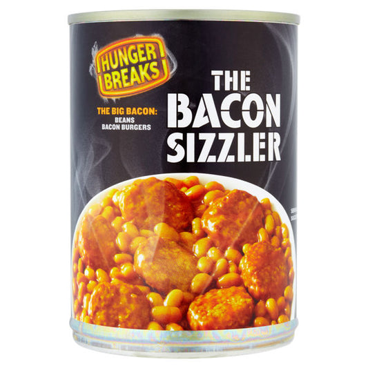 Hunger Breaks Bacon Burger And Beans  6x395g