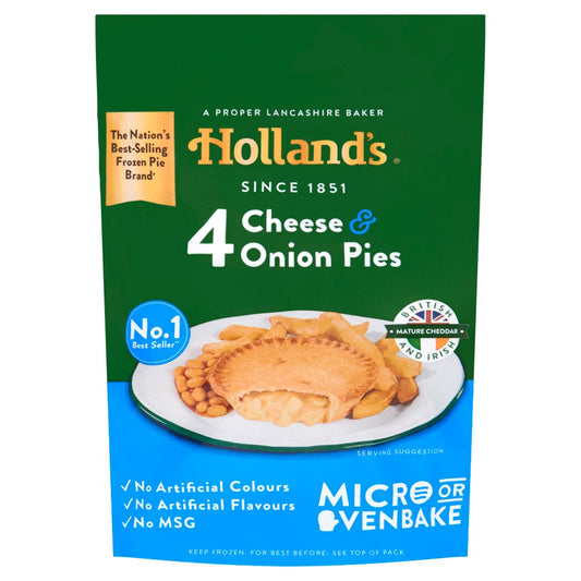 Holland's 4 Cheese & Onion Pies   4s × 1