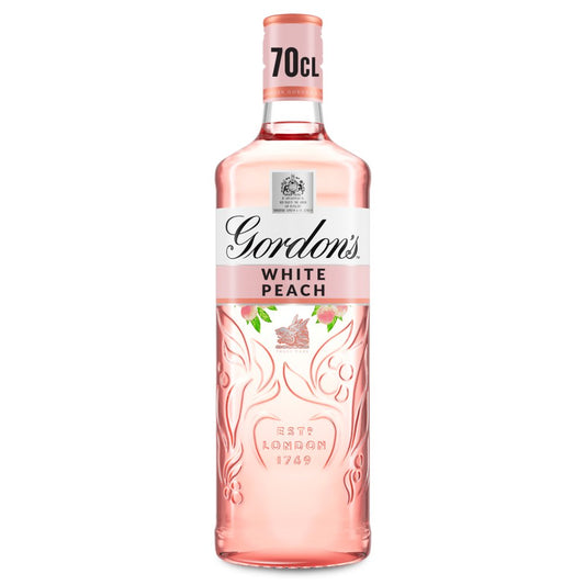 Gordon's White Peach Distilled Flavoured Gin 37.5% vol 70cl Bottle   70Cl × 6