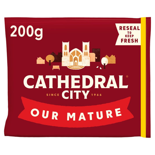 Cathedral City Our Mature Cheddar 200g   200g × 6