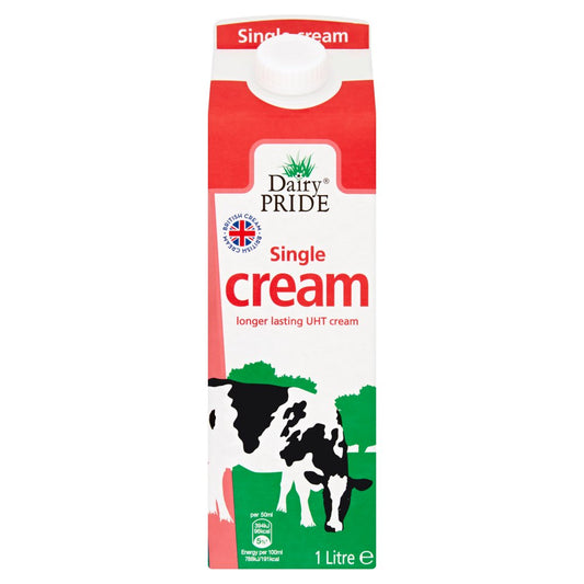 Dairy Pride Single Cream 1 Litre   1Ltr × 1 Dairy & Eggs Asetena Pa 