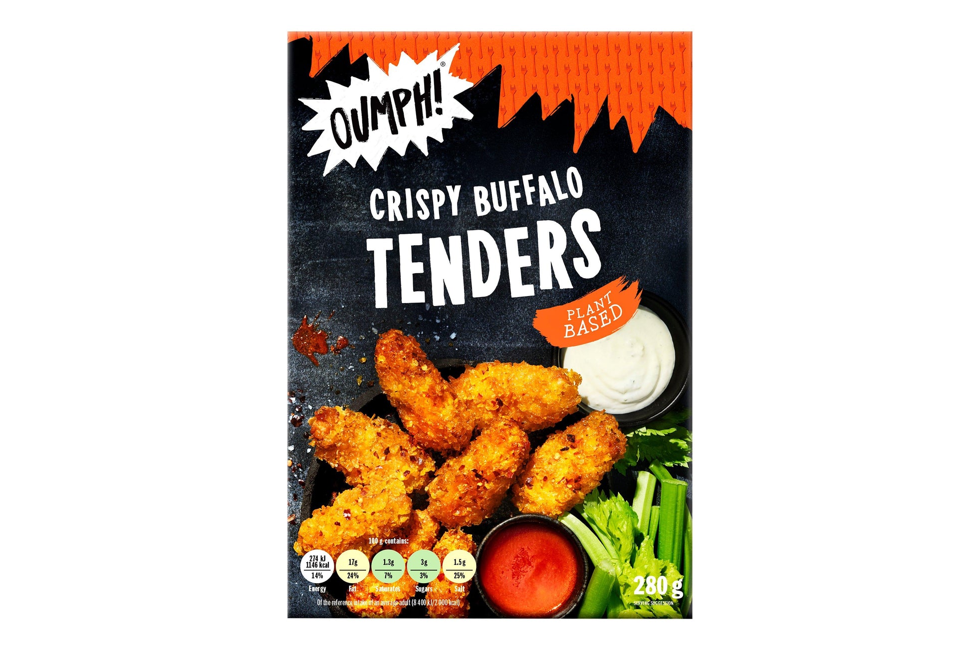 Oumph! Crispy Buffalo Tenders 280g 10 x 280g Ready Meals Asetena Pa 