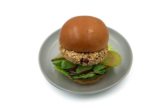 Bespoke Kitchen foods Rainbow Vegetable Burger 115g 24 x 115g Ready Meals Asetena Pa 