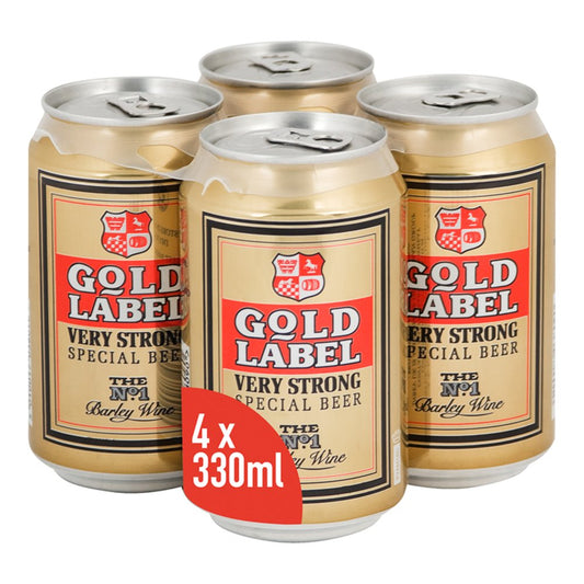 Gold Label Very Strong Special Beer 4 x 330ml   330ml Can × 6 × 1