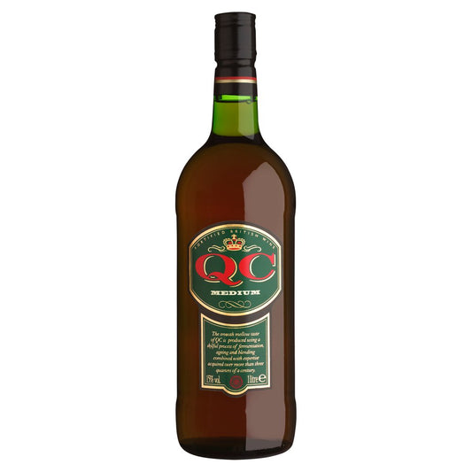 QC Medium British Fortified Wine 1ltr   1Ltr × 6