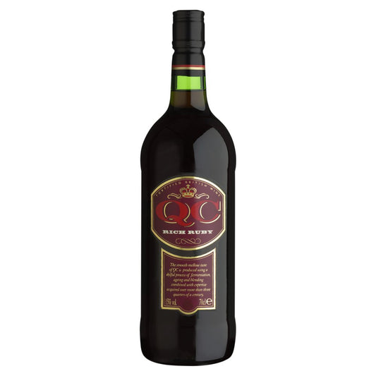 QC Ruby British Fortified Wine 1ltr   1Ltr × 6