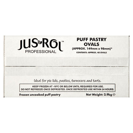 Jus-Rol Puff Pastry Ovals x48 2.9kg   48s × 4