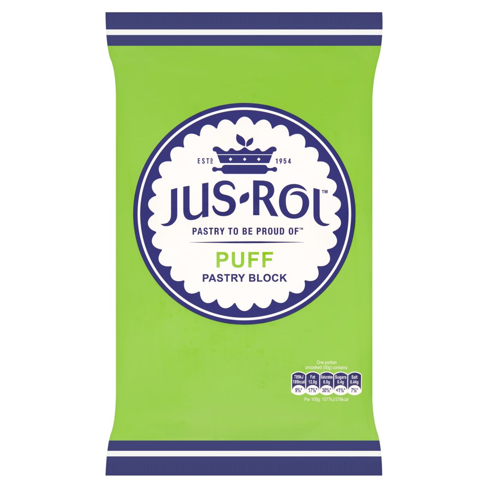 Jus-Rol Puff Pastry Block 1.5kg   1.5Kg × 4
