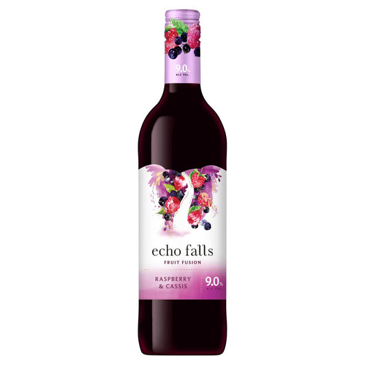 Echo Falls Raspberry & Cassis Fruit Fusion 75cl   75Cl × 6