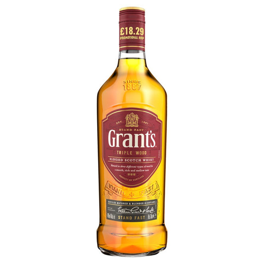 Grant's Triple Wood Blended Scotch Whisky 700ml   70Cl × 1